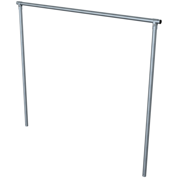 Carpet beater frame | Cross tube 3000 mm | steel tube  60 mm